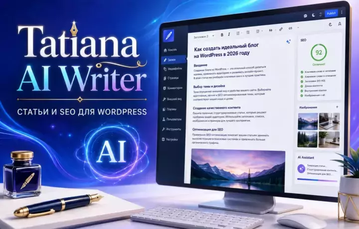 Tatiana AI Writer — генератор статей и SEO для WordPress