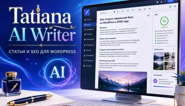 Tatiana AI Writer — генератор статей и SEO для WordPress